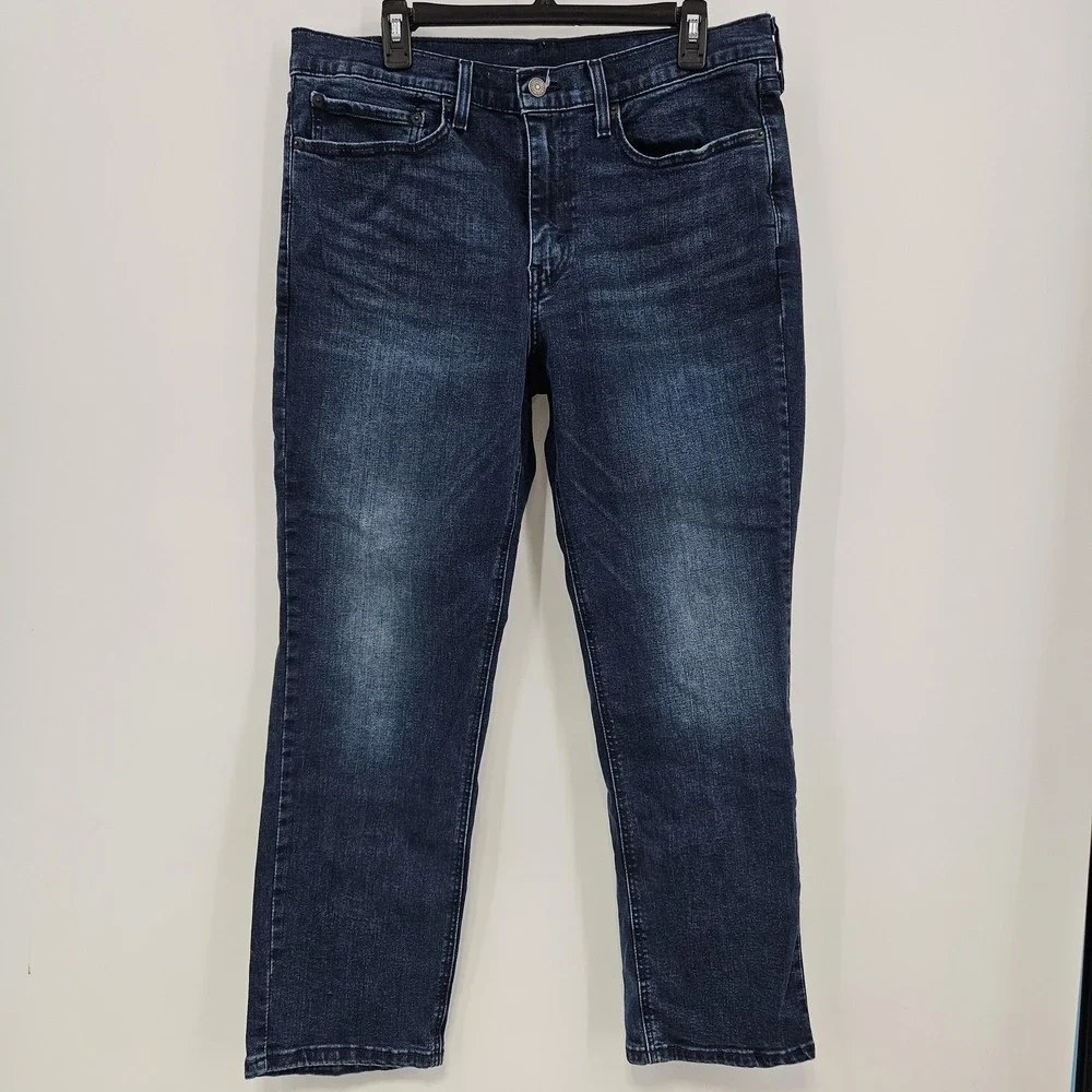 Levis 541‎ Jeans Mens 34x30 Blue Athletic Taper Stretch Denim Water Less Zip Fly
